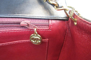 CHANEL/シャネル ダイアナマトラッセチェーンショルダーバッグ ラムスキン ブラック/ゴールド金具 ショルダーバッグ 700080004