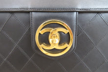画像をギャラリービューアに読み込む, CHANEL/シャネル ビコローレバニティ ラムスキン ブラック/ゴールド金具 バニティ 700050083
