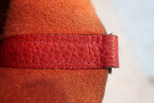 Load image into Gallery viewer, HERMES PICOTIN LOCK PM Clemence leather Rouge garance □Q Engraving Hand bag 700010166
