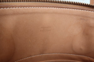 HERMES／エルメス ボリード31 クシュベル ナチュラル 〇Z刻印 ハンドバッグ 700060023