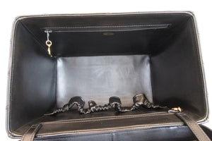 CHANEL/シャネル ビコローレバニティ ラムスキン ブラック/ゴールド金具 バニティ 700050083