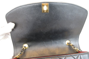 CHANEL/シャネル ダイアナマトラッセチェーンショルダーバッグ ラムスキン ブラック/ゴールド金具 ショルダーバッグ 700070064