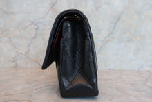 將圖片載入圖庫檢視器 CHANEL/シャネル マトラッセWフラップWチェーンショルダーバッグ ラムスキン ブラック/ゴールド金具 ショルダーバッグ 700060271
