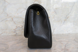 CHANEL/シャネル ダイアナマトラッセチェーンショルダーバッグ ラムスキン ブラック/ゴールド金具 ショルダーバッグ 700080003