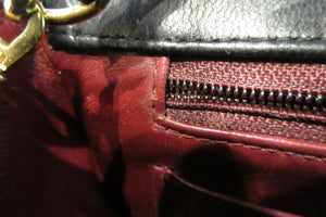 CHANEL/シャネル ダイアナマトラッセチェーンショルダーバッグ ラムスキン ブラック/ゴールド金具 ショルダーバッグ 700090032