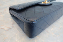 将图片加载到图库查看器，CHANEL/香奈儿 CF 双盖 链条包 羊皮 Navy/Gold Hardware(藏蓝色/金色金属) 肩背包 800090120
