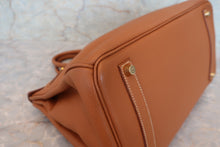 画像をギャラリービューアに読み込む, HERMES／エルメス バーキン35 トゴ ゴールド □C刻印 ハンドバッグ 700070027
