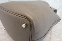 Load image into Gallery viewer, HERMES PICOTIN LOCK PM Clemence leather Etain X Engraving Hand bag 600110216
