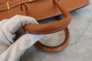 HERMES／エルメス バーキン35 トゴ ゴールド □C刻印 ハンドバッグ 700070027