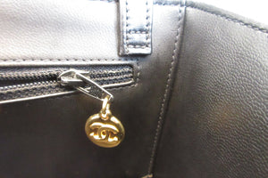 CHANEL/シャネル ビコローレバニティ ラムスキン ブラック/ゴールド金具 バニティ 700050083