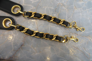 CHANEL/シャネル ビコローレバニティ ラムスキン ブラック/ゴールド金具 バニティ 700050083
