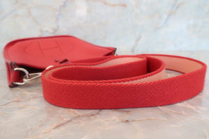 HERMES／エルメス エブリンTPM トリヨンクレマンス ルージュカザック □Q刻印 ショルダーバッグ 700050147