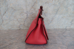 HERMES／エルメス ジプシエール28 トリヨンクレマンス ブーゲンビリア □N刻印 ショルダーバッグ 700080188