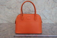 画像をギャラリービューアに読み込む, HERMES／エルメス ボリード27 ヴォーガリバー オレンジ 〇X刻印 ショルダーバッグ 800030091
