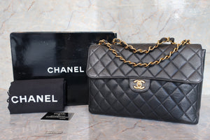 CHANEL/シャネル 中マトラッセシングルフラップチェーンショルダーバッグ キャビアスキン ブラック/ゴールド金具 ショルダーバッグ 600110118