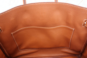 HERMES／エルメス バーキン35 トゴ ゴールド □C刻印 ハンドバッグ 700070027