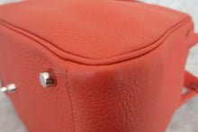 Load image into Gallery viewer, HERMES LINDY 30Verso Clemence leather Sanguine/Rose jaipur T Engraving Shoulder bag 700070087
