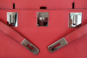 HERMES／エルメス ジプシエール28 トリヨンクレマンス ブーゲンビリア □N刻印 ショルダーバッグ 700080188
