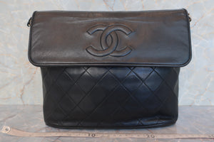 CHANEL/シャネル マトラッセフリンジチェーンショルダーバッグ ラムスキン ブラック/ゴールド金具 ショルダーバッグ 600110109