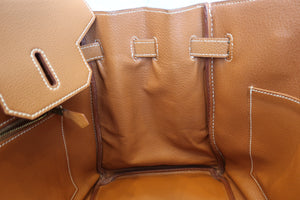 HERMES／エルメス バーキン35 トゴ ゴールド □C刻印 ハンドバッグ 700070027