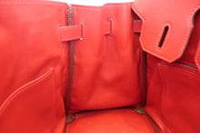 将图片加载到图库查看器，HERMES BIRKIN 30 Swift leather Rouge garance □K刻印 Hand bag 500100041
