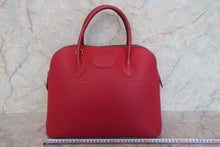 将图片加载到图库查看器，HERMES BOLIDE 35 Fjord leather Rouge vif □G刻印 Shoulder bag 700120186
