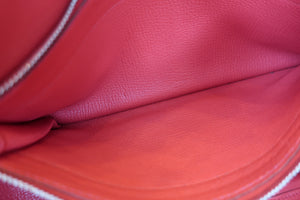 HERMES／エルメス ジプシエール28 トリヨンクレマンス ブーゲンビリア □N刻印 ショルダーバッグ 700080188