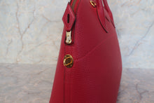 将图片加载到图库查看器，HERMES BOLIDE 35 Fjord leather Rouge vif □G刻印 Shoulder bag 700120186
