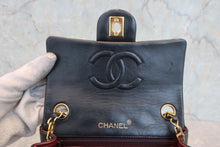 画像をギャラリービューアに読み込む, CHANEL/シャネル ミニマトラッセシングルフラップチェーンショルダーバッグ ラムスキン ブラック/ゴールド金具 ショルダーバッグ 800060156
