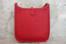 將圖片載入圖庫檢視器 HERMES／エルメス エブリンTPM トリヨンクレマンス ルージュカザック D刻印 ショルダーバッグ 700060014
