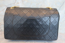 将图片加载到图库查看器，CHANEL/香奈儿 CF 双盖 链条包 羊皮 Black/Gold hadware(黑色/金色金属) 肩背包 700060044
