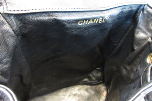 CHANEL/シャネル マトラッセチェーンリュック ラムスキン ブラック/ゴールド金具 リュック 700090031