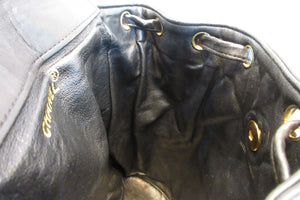 CHANEL/シャネル マトラッセチェーンリュック ラムスキン ブラック/ゴールド金具 リュック 700090031