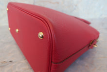 将图片加载到图库查看器，HERMES BOLIDE 35 Fjord leather Rouge vif □G刻印 Shoulder bag 700120186
