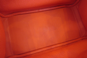 HERMES LINDY 30Verso Clemence leather Sanguine/Rose jaipur T Engraving Shoulder bag 700070087