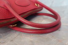 将图片加载到图库查看器，HERMES BOLIDE 35 Fjord leather Rouge vif □G刻印 Shoulder bag 700120186
