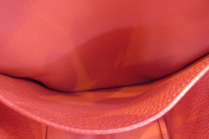 HERMES LINDY 30Verso Clemence leather Sanguine/Rose jaipur T Engraving Shoulder bag 700070087
