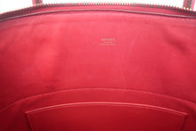 将图片加载到图库查看器，HERMES BOLIDE 35 Fjord leather Rouge vif □G刻印 Shoulder bag 700120186
