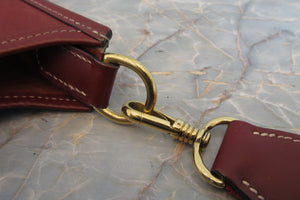 HERMES／エルメス エブリン1ＰＭ ボックスカーフ ルージュアッシュ □D刻印 ショルダーバッグ 700030206