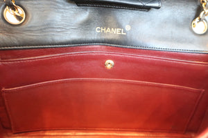 CHANEL/シャネル マトラッセチェーンショルダーバッグ ラムスキン ブラック/ゴールド金具 ショルダーバッグ 600110130