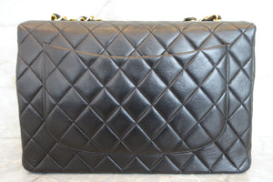 CHANEL/シャネル 中マトラッセシングルフラップチェーンショルダーバッグ ラムスキン ブラック/ゴールド金具 ショルダーバッグ 700080010