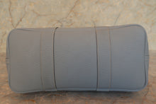 将图片加载到图库查看器，HERMES GARDEN PARTY PM Negonda leather Blue lin □Q刻印 Tote bag 700120218
