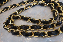 Load image into Gallery viewer, CHANEL Medium Matelasse single flap chain shoulder bag Lambskin Black/Gold hadware Shoulder bag 700100065
