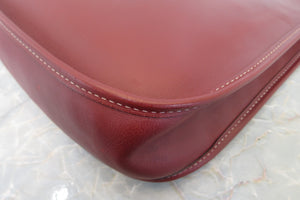 HERMES／エルメス エブリン1ＰＭ ボックスカーフ ルージュアッシュ □D刻印 ショルダーバッグ 700030206