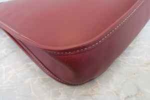 HERMES／エルメス エブリン1ＰＭ ボックスカーフ ルージュアッシュ □D刻印 ショルダーバッグ 700030206