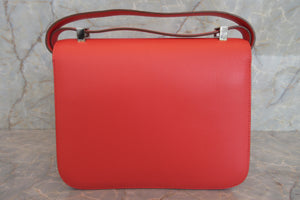 HERMES／エルメス コンスタンス3 24 ヴォーエプソン ローズジャイプール □P刻印 ショルダーバッグ 700030053