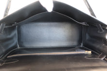 Load image into Gallery viewer, HERMES KELLY 32 Box carf leather Black 〇Z Engraving Shoulder bag 700050105
