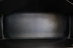 HERMES KELLY 32 Box carf leather Black 〇Z Engraving Shoulder bag 700050105