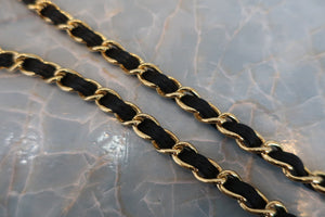 CHANEL/シャネル ココマークフリンジチェーンショルダーバッグ ラムスキン ブラック/ゴールド金具 ショルダーバッグ 700060286