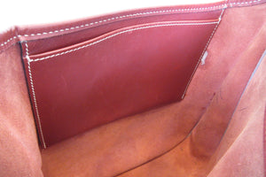 HERMES／エルメス エブリン1ＰＭ ボックスカーフ ルージュアッシュ □D刻印 ショルダーバッグ 700030206